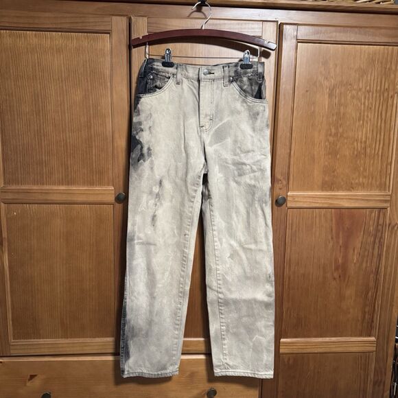 Dickies Grunge Bleach-Wash Black Jeans Trash Street Wear Men’s 32x32 (30x29) - Picture 9 of 10